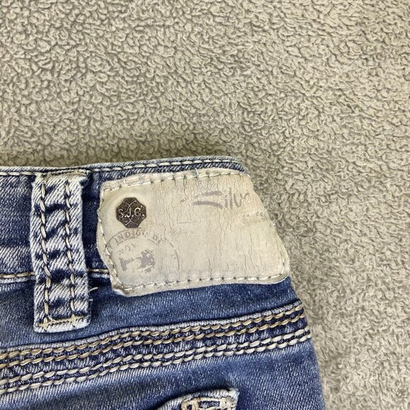 Silver Jeans Womens W30 (Fits 30x25) Suki Blue Straight Leg Denim Y2K Style - Picture 13 of 14